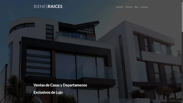 Landing Page - Bienes Raices